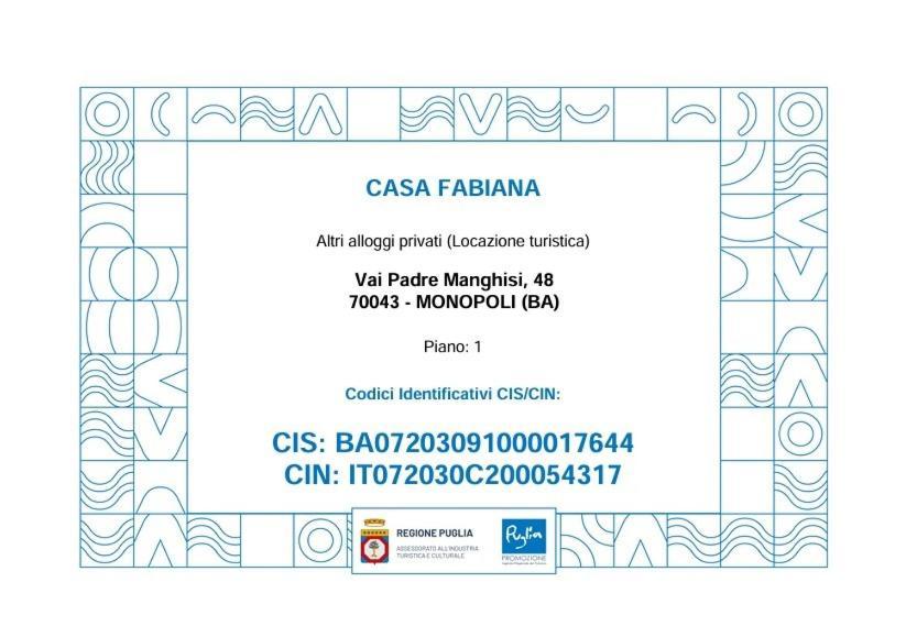 شقة Casa Fabiana مونوبولي المظهر الخارجي الصورة